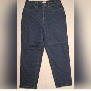 Talbots Women's Straight Leg Blue Jeans Stretch, High Rise